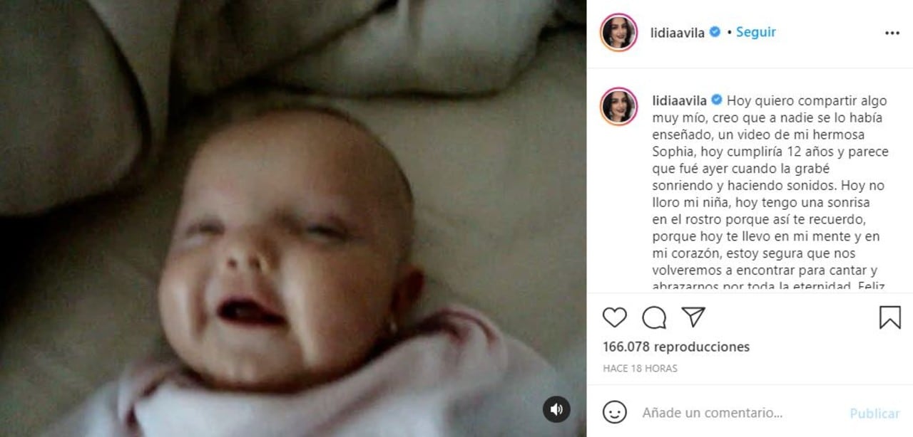 video bebé fallecida Lidia Ávila