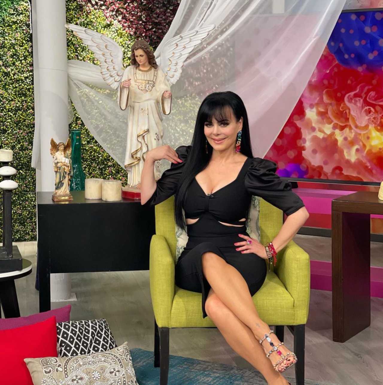 Maribel Guardia con su ángel de la guarda