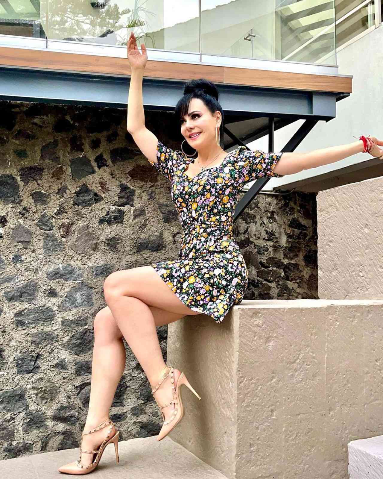 Maribel Guardia con vestido de 500 pesos
