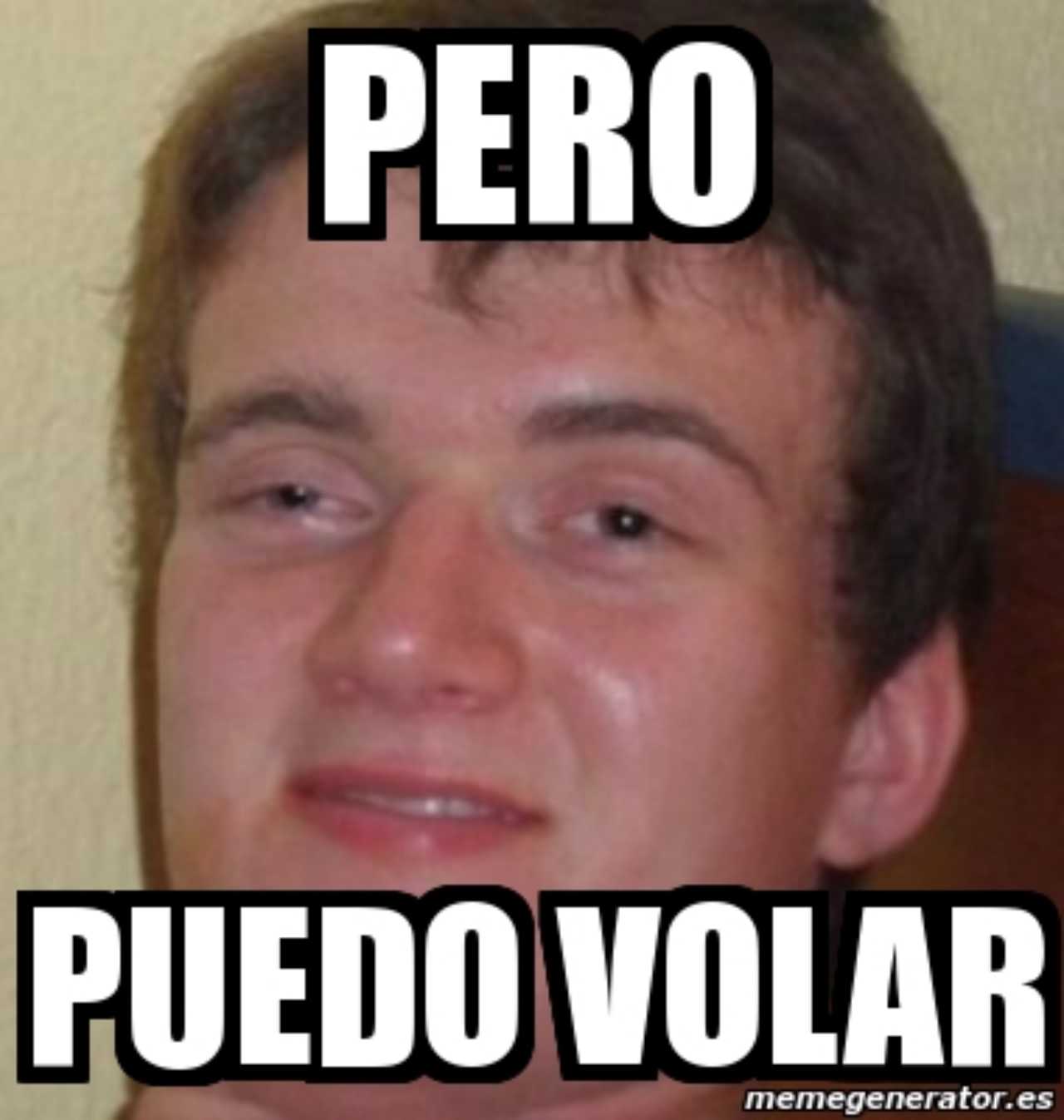 Meme sobre volar