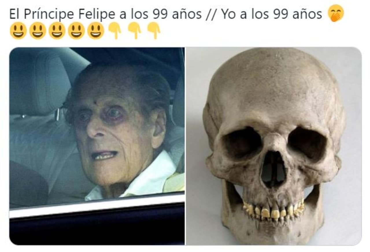 mejores memes principe felipe saliendo del hospital