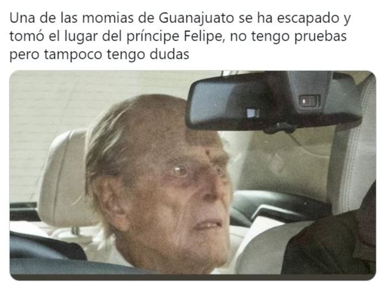 memes principe felipe saliendo hospital viral