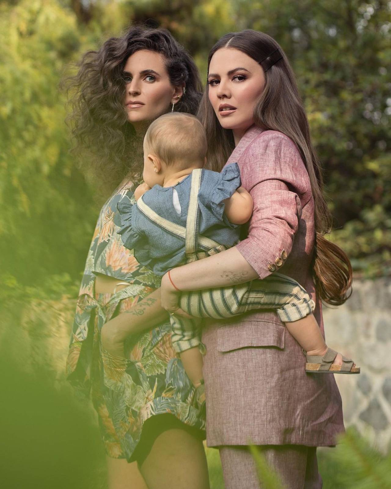 Joy Huerta y su esposa Diana Atrim