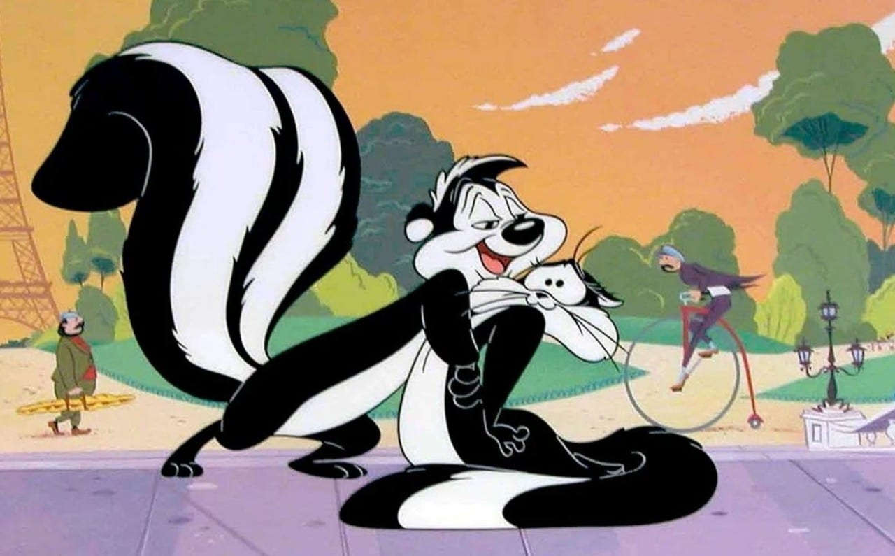 acusan a pepe le pew de fomentar la cultura de la violacion