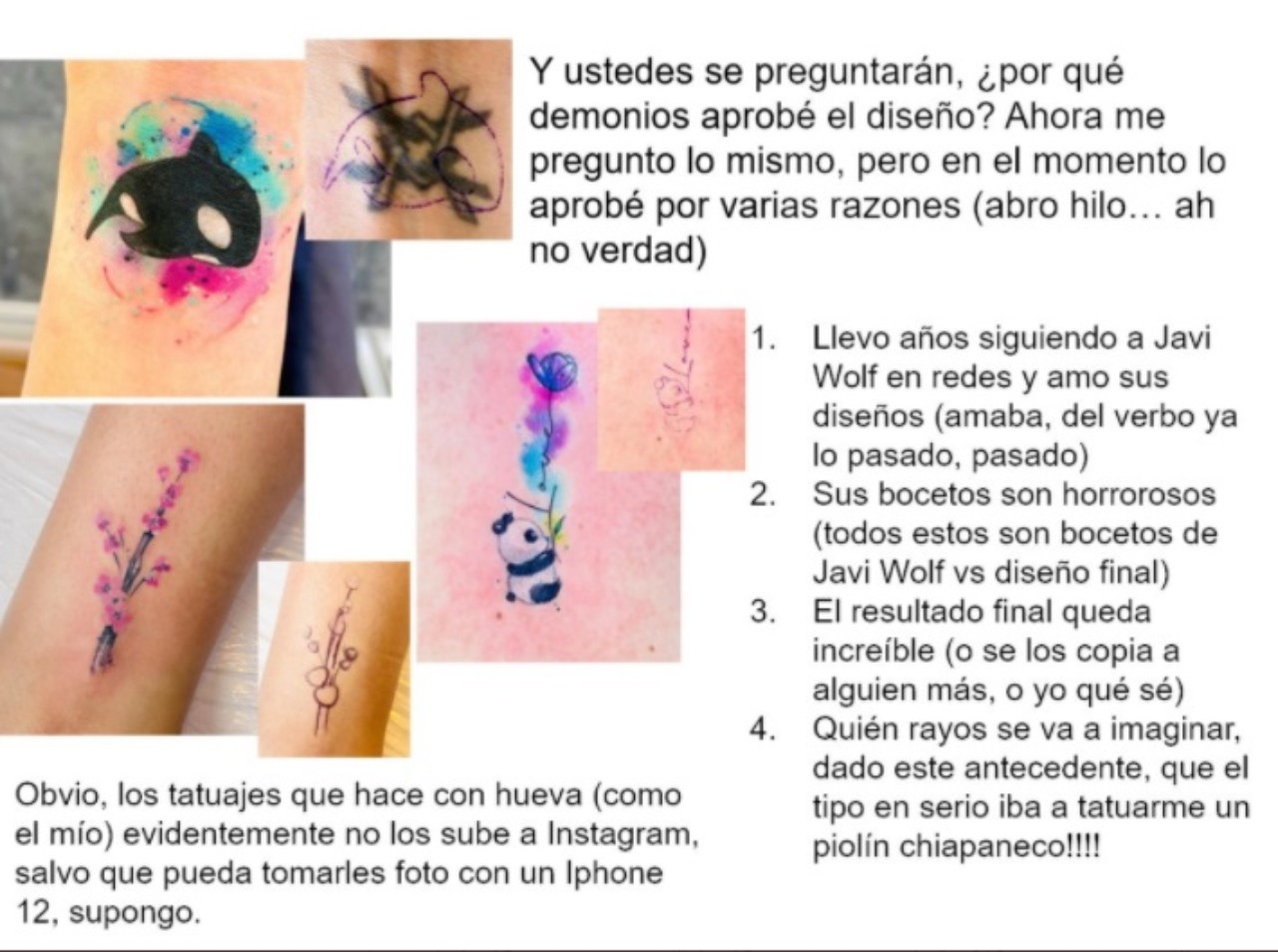 Mujer cuenta por qué aceptó el boceto