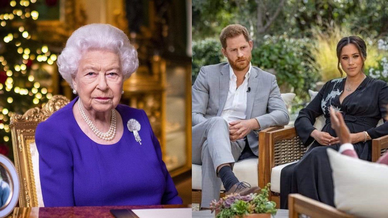 Reina Isabel, Meghan Markle y Harry