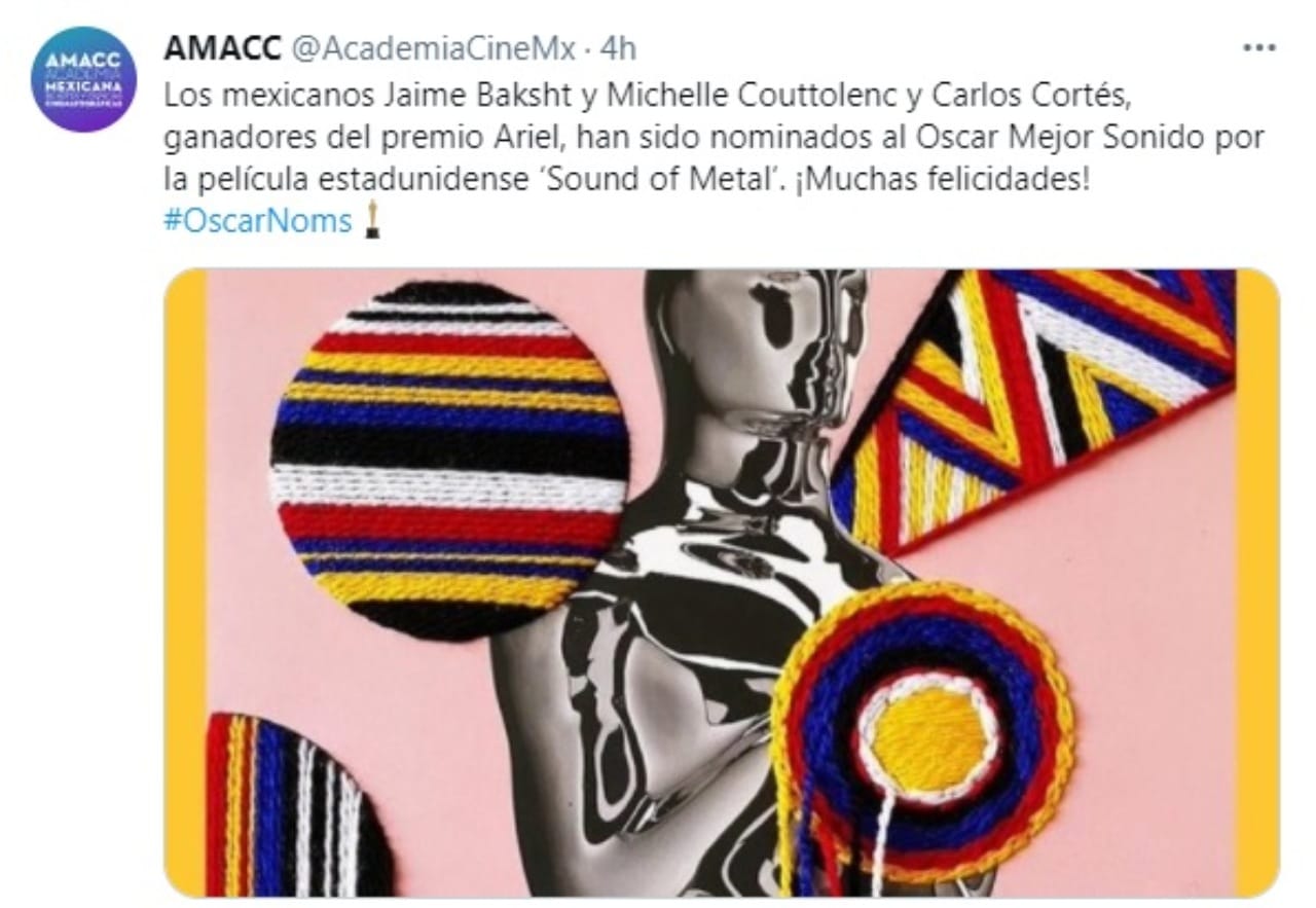 Mexicanos nominados Oscar 2021