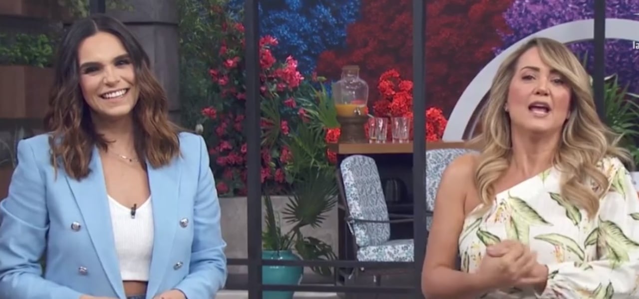 Tania Rincon y Andrea Legarreta en vivo