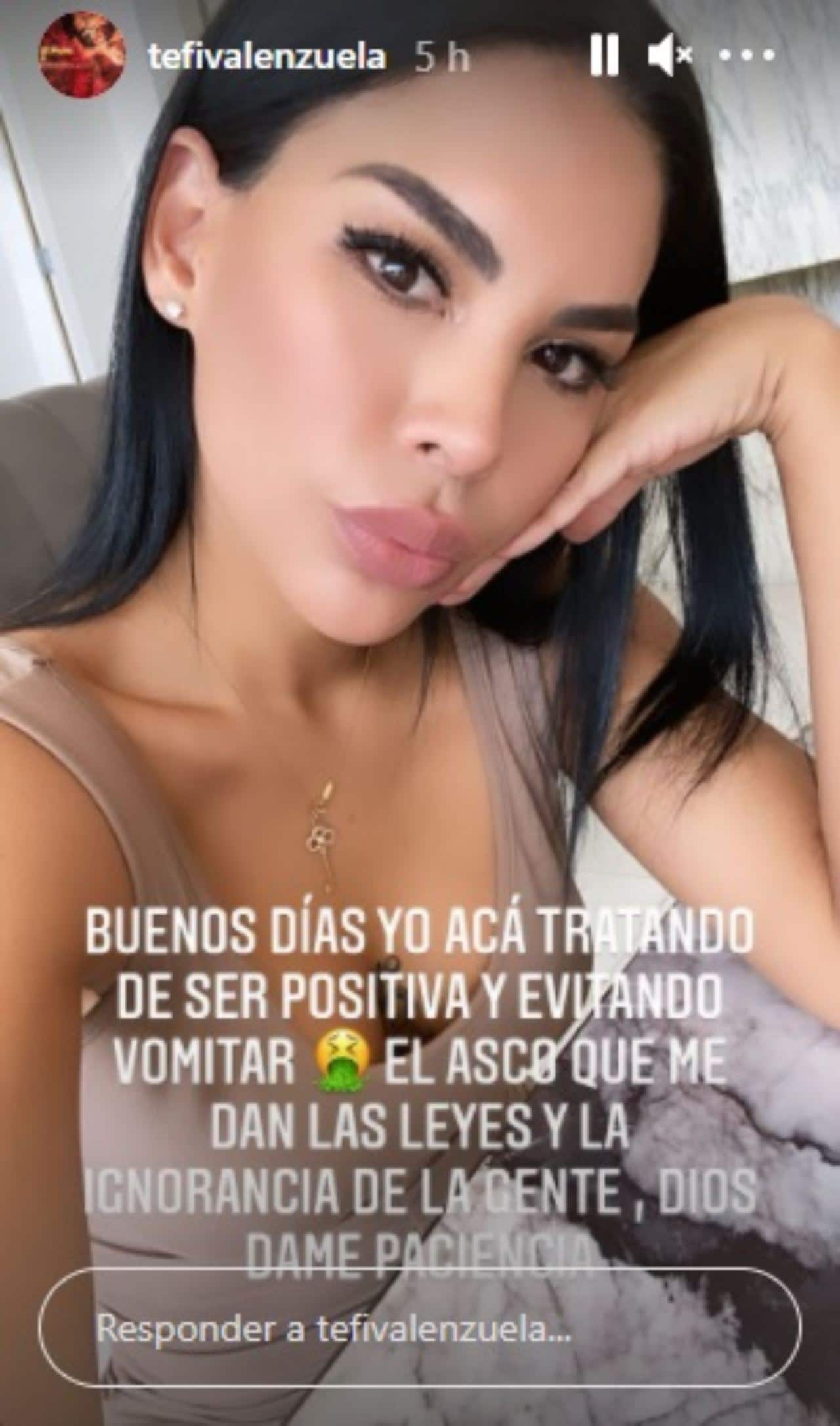 Tefi Valenzuela disculpa Eleazar Gomez