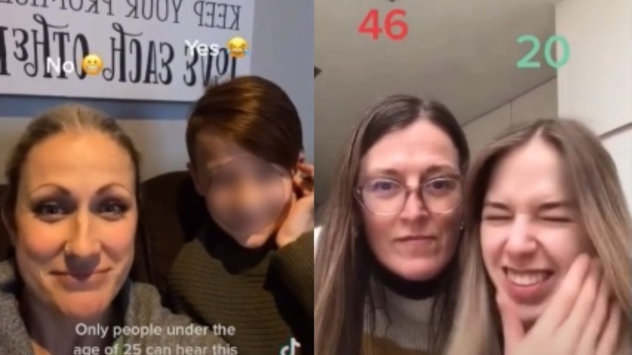 TikTok challenge oído menores 25 años