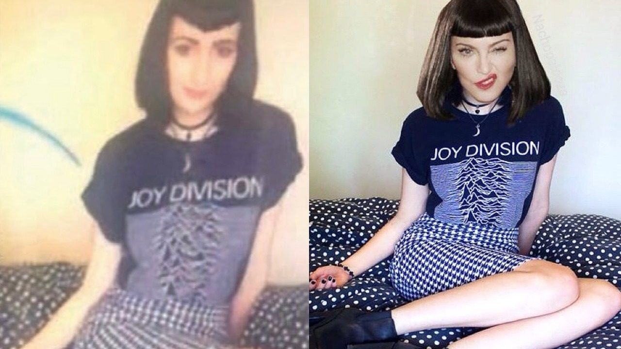 Amelia Goldie y Madonna usa cuerpo