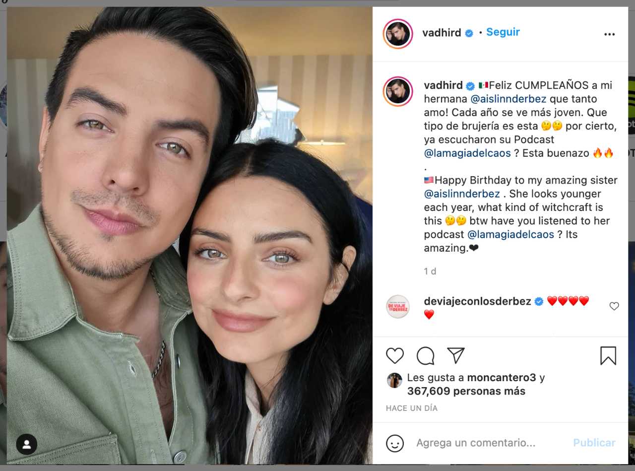 Vadhir felicita a Aislinn por su cumpleaños