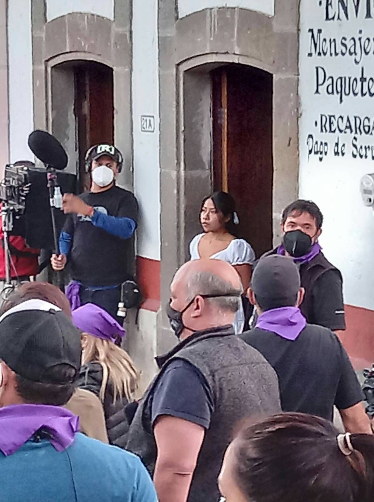 Yalitza Aparicio grabaciones película suspenso presencias