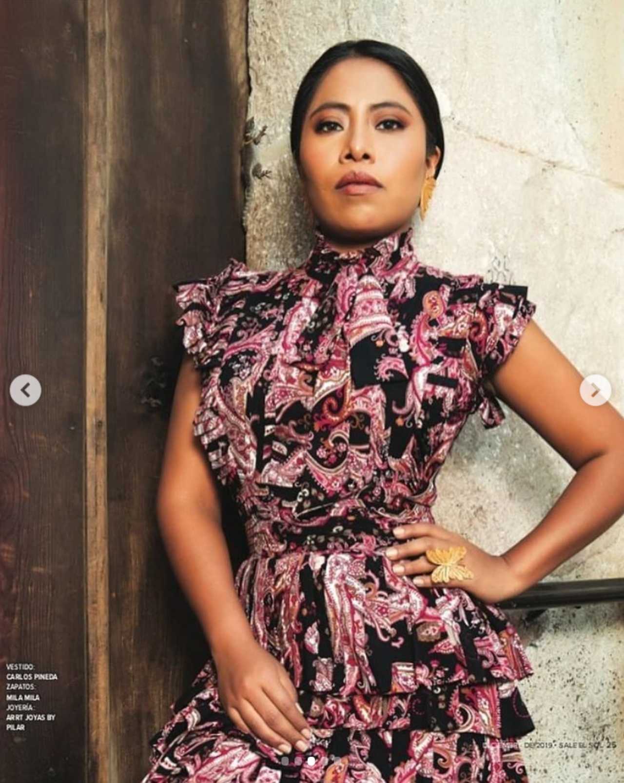 Ludwika Paleta usa mismo vestido que Yalitza aparicio