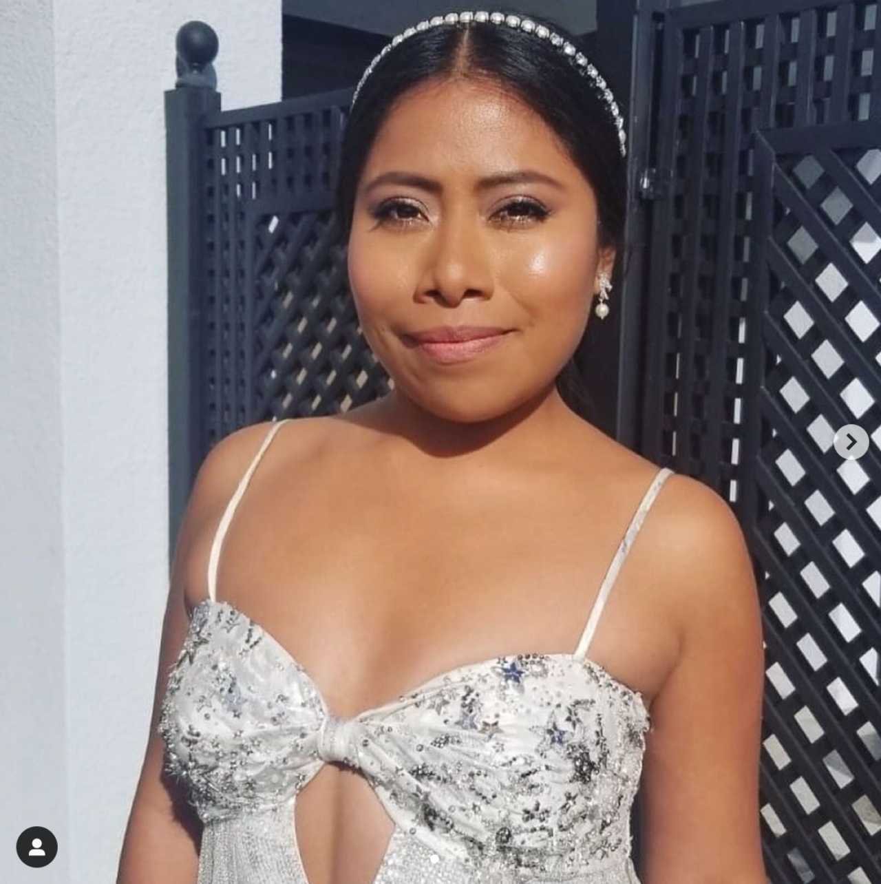 Yalitza Aparicio con vestido de Miu Miu