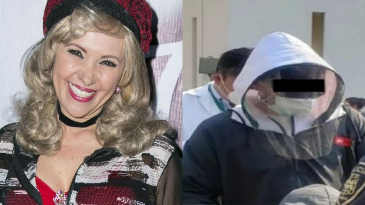 Hijo Aida Pierce fue el chistocito que se disfrazó de abuelito para vacunarse contra COVID