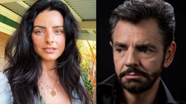 Aislinn Derbez y Eugenio Derbez enojado
