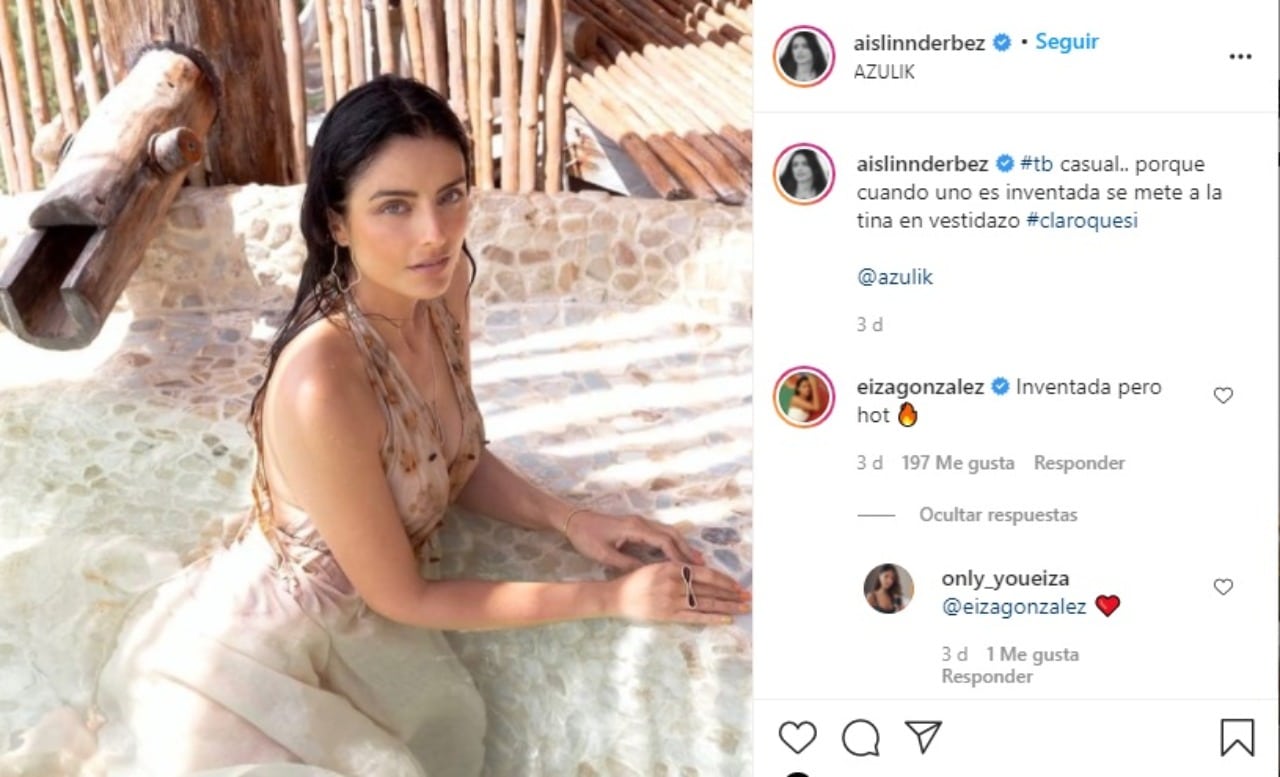 Aislinn Derbez Eiza Gonzalez inventada look