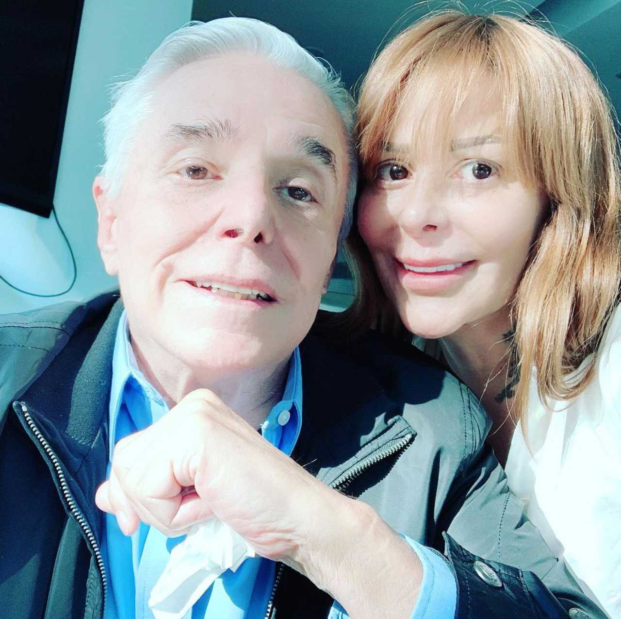 Alejandra Guzmán con su padre Enrique Guzmán