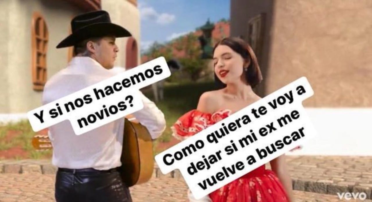 Ángela Aguilar arremete contra memes de canción con Christian Nodal