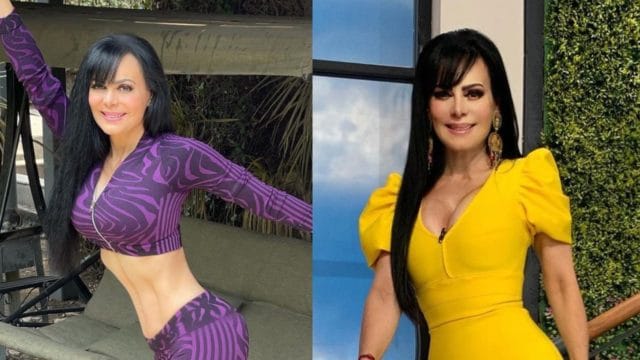 Maribel guardia con vestido amarillo