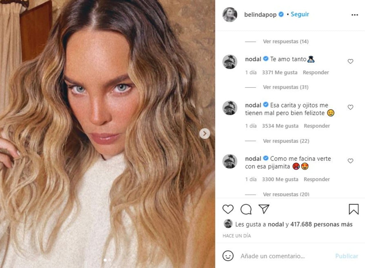 Belinda Nodal comentarios amor suertudote