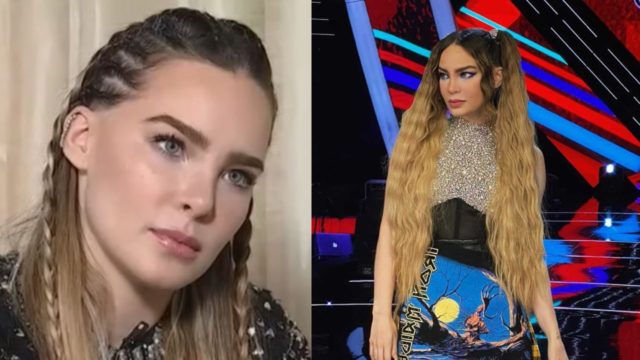 Belinda se defiende de comentarios machistas por usar falda de Iron Maiden