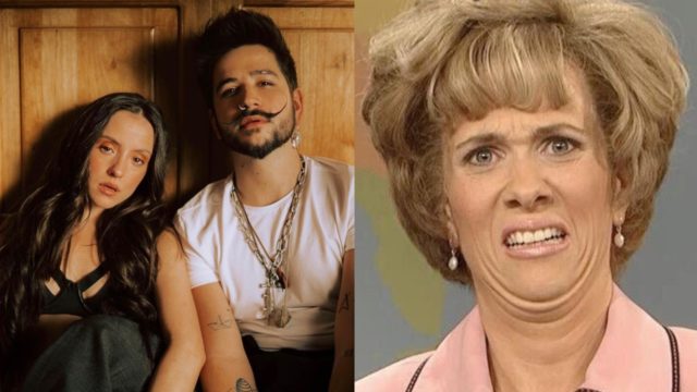 camilo y Evaluna juntos meme eww
