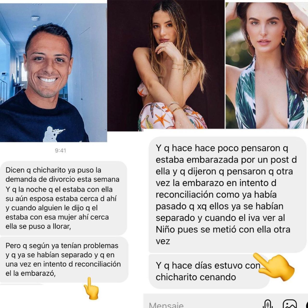 Chicharito ya tiene nueva novia