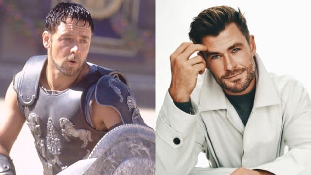 Chris Hemsworth nuevo Gladiador hijo Russell