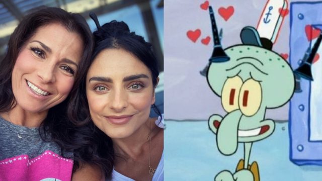 Aislinn Derbez y Alessandra Rosaldo posan en revista con sus hijas