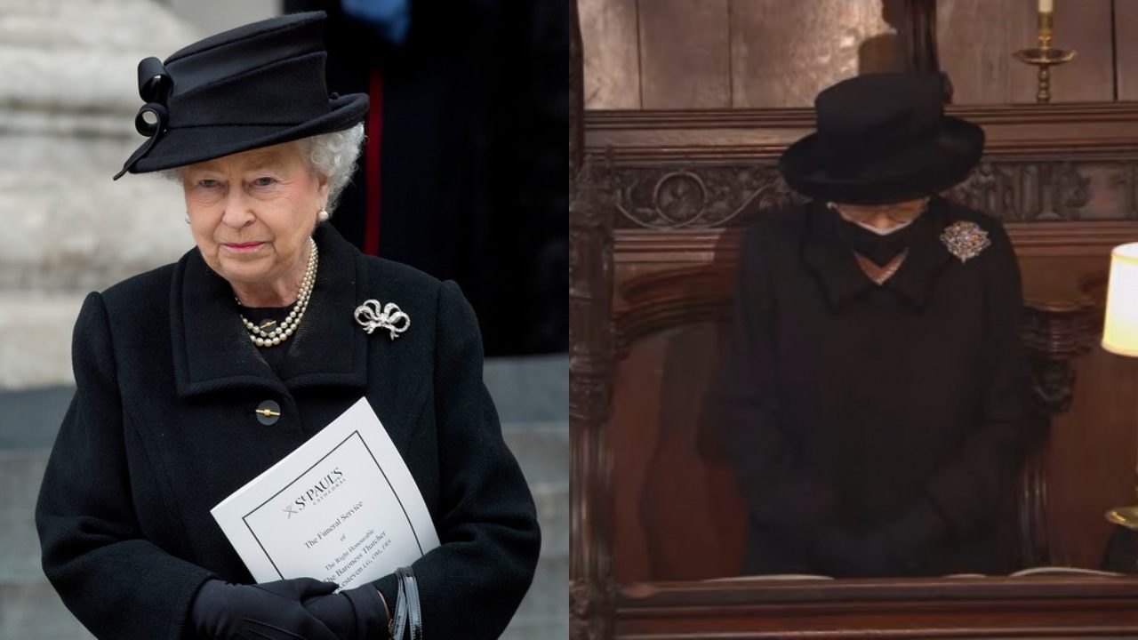 Así fue el funeral del príncipe Felipe donde la reina Isabel lució solita