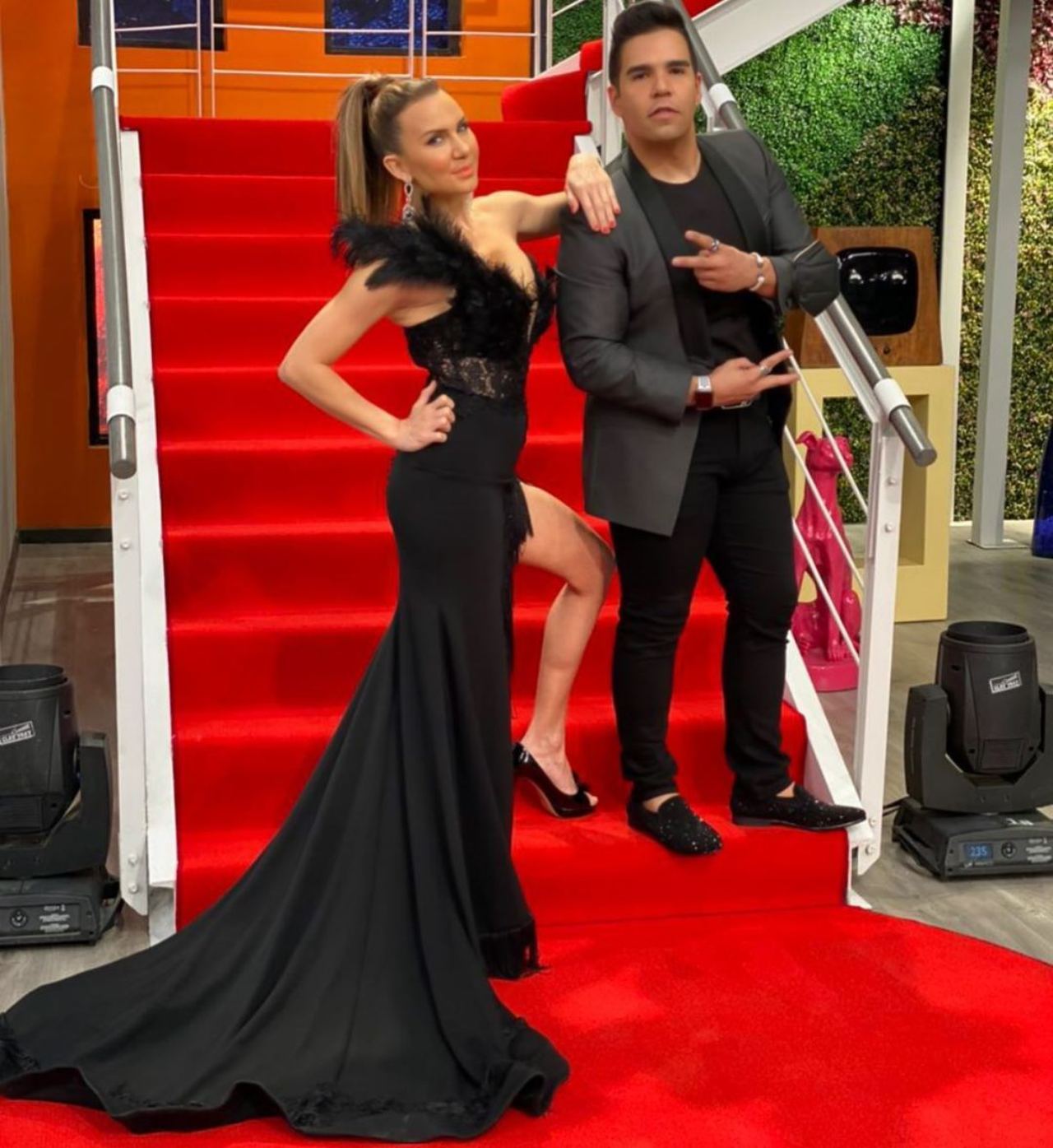 Michelle Vieth y Emir Pabon