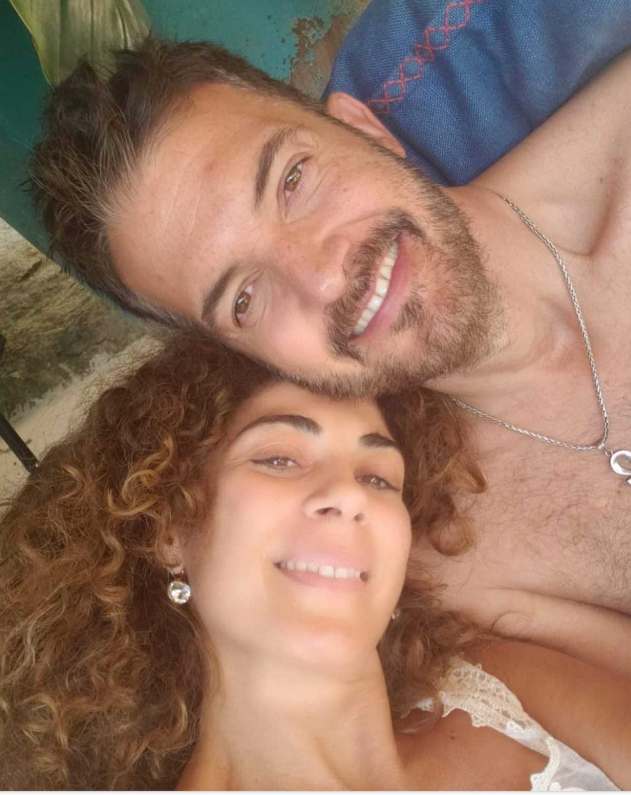 Fernando del Solar con su novia Ana Ferro