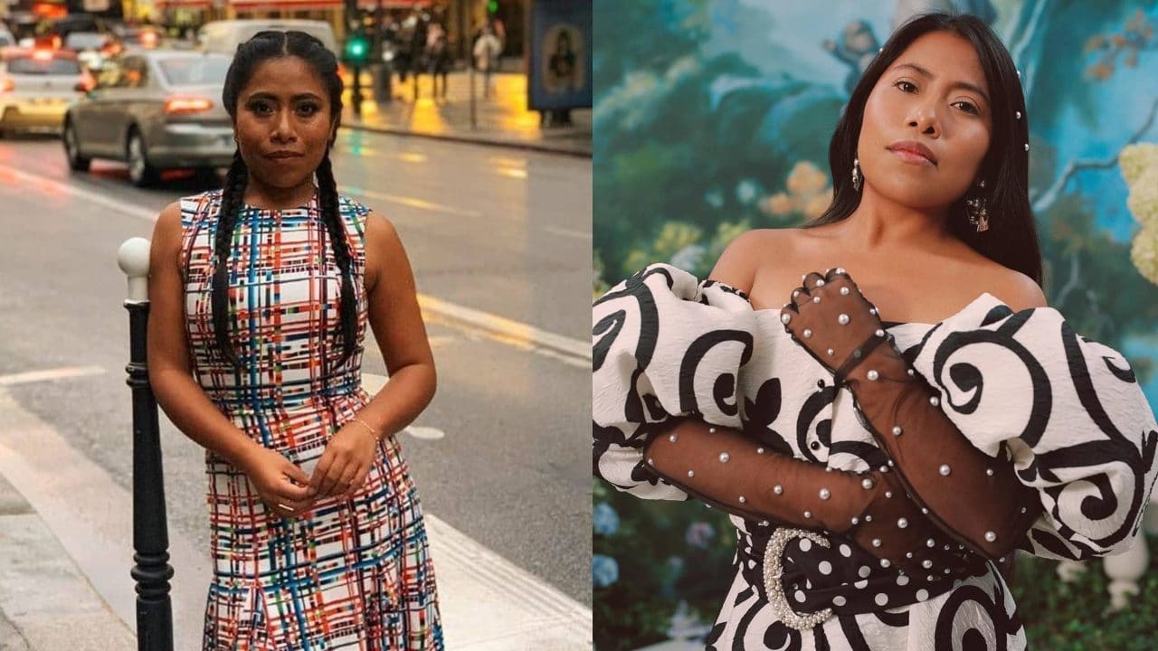 Yalitza Aparicio en vestido muy lujoso