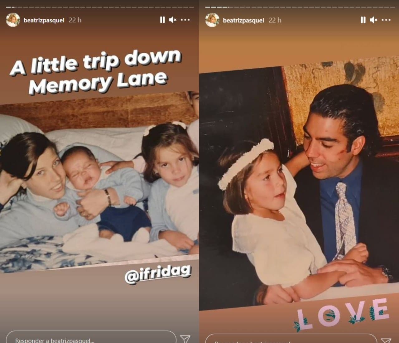 Madrastra Frida Sofía Alejandra Guzmán fotos papá Pablo Moctezuma
