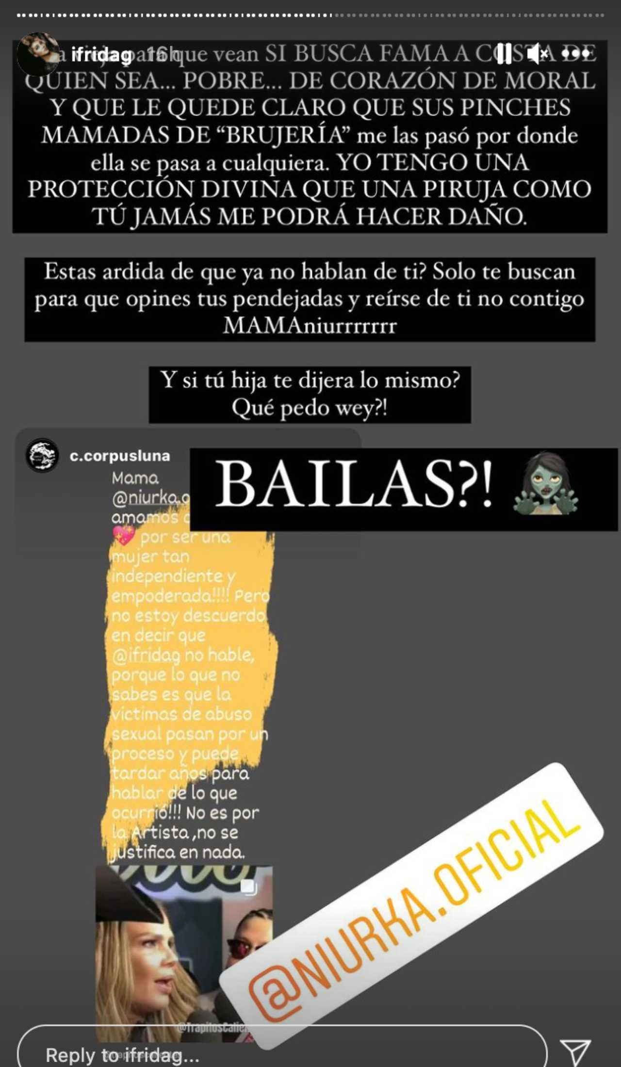 Frida Sofía respondió así a Niurka