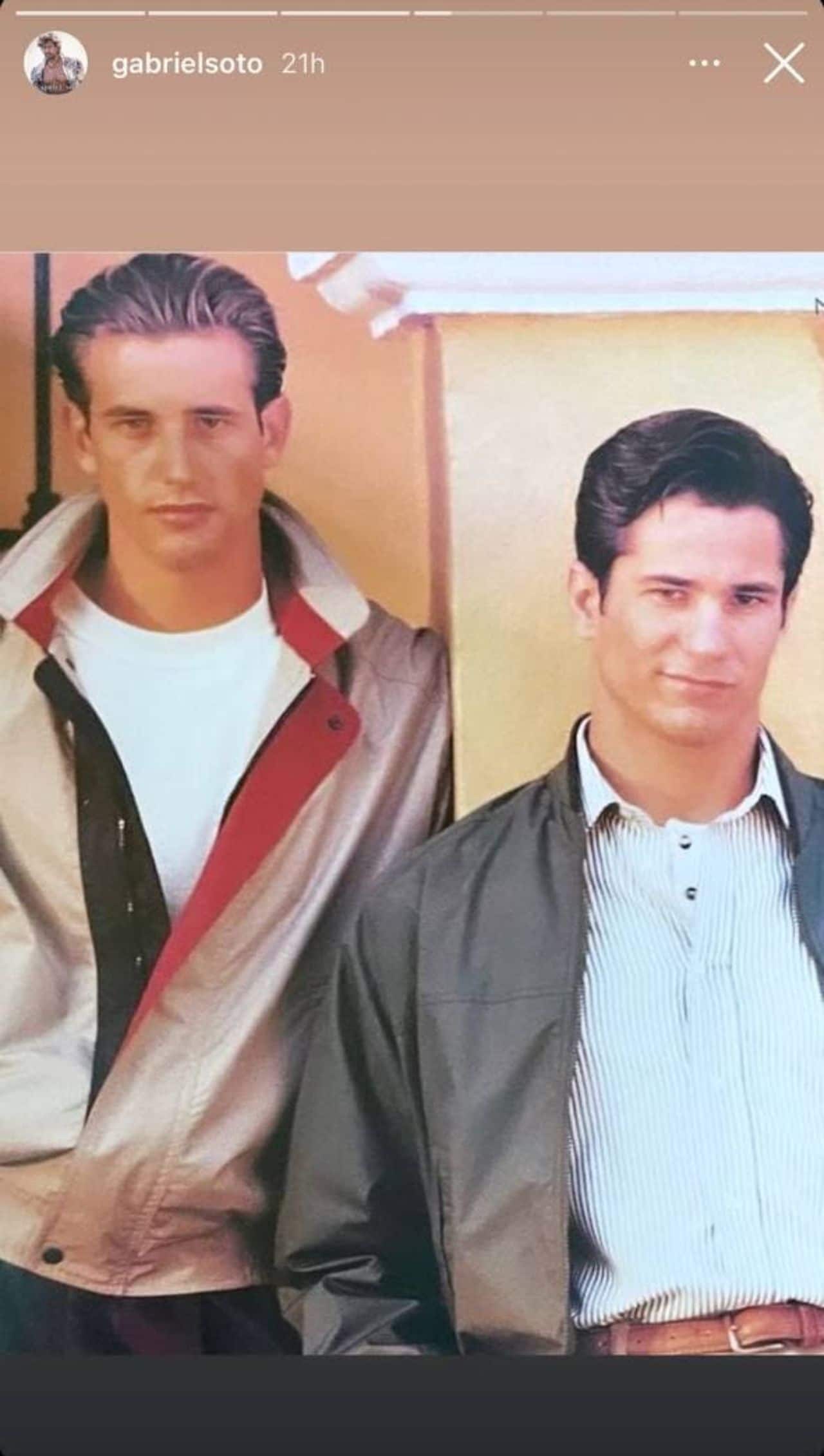 Gabriel Soto y Pedro Sicard lucían guapísimos de jóvenes