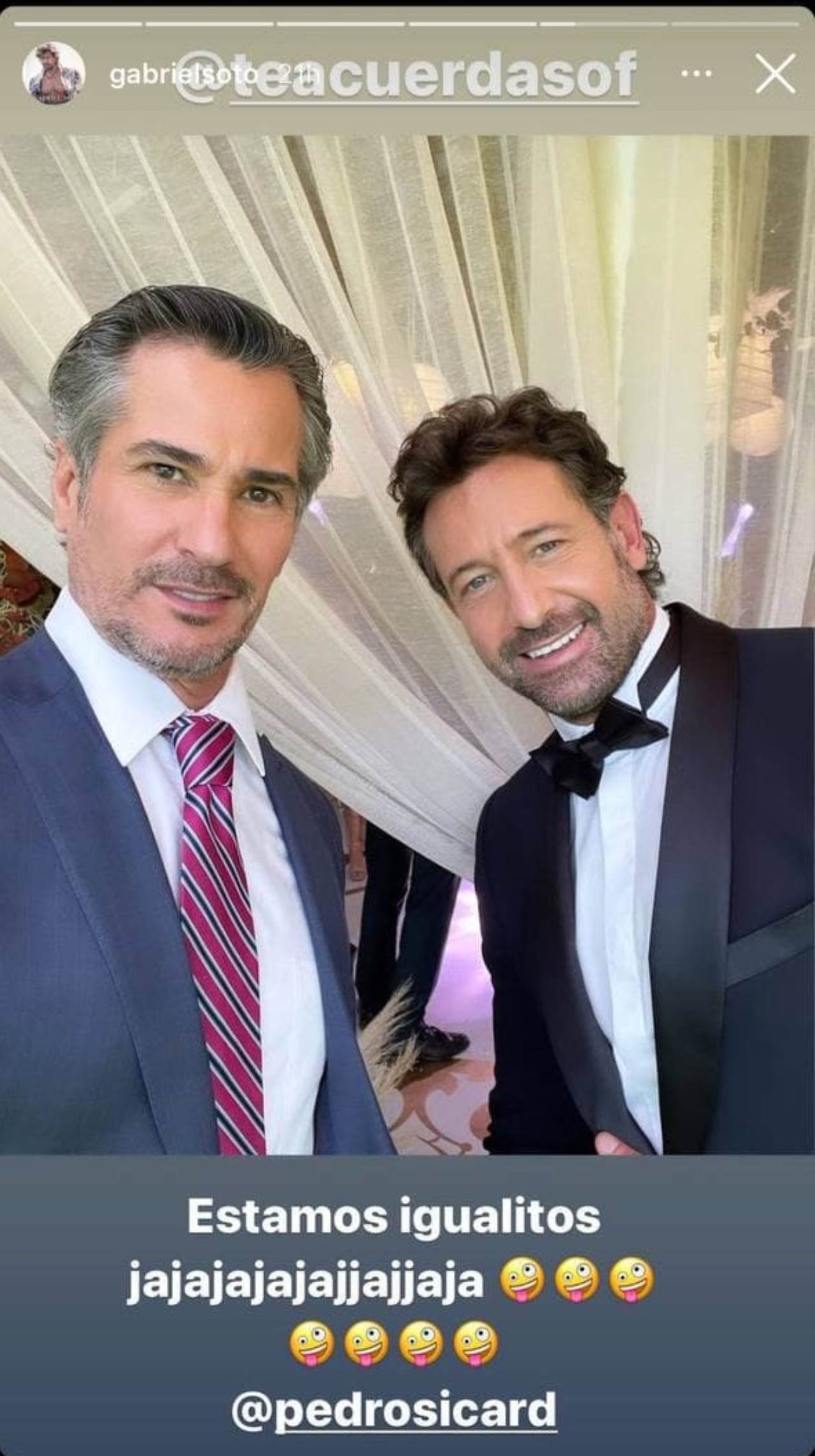 Gabriel Soto se reencuentra con Pedro
