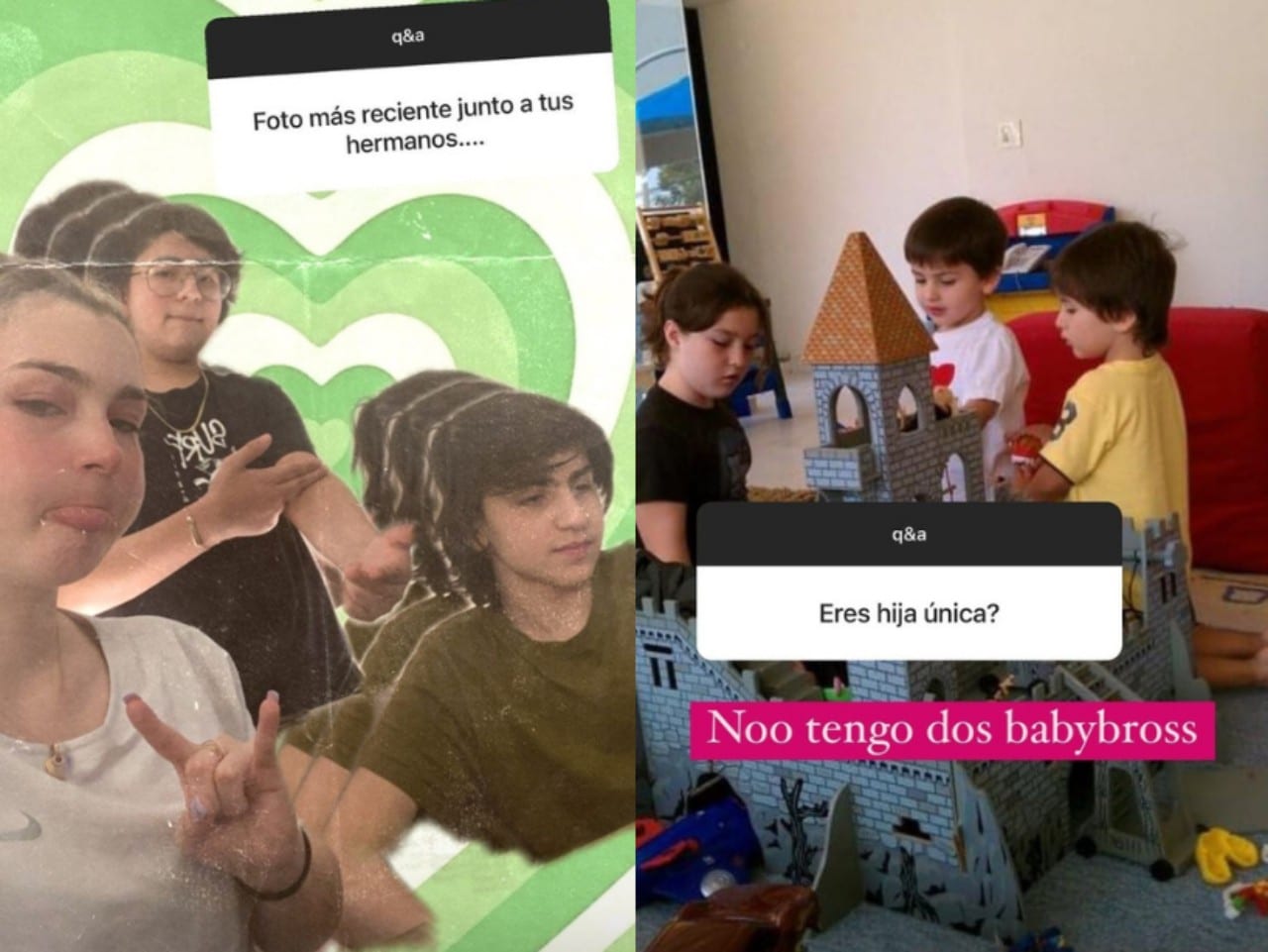 Los medios hermanos de Melenie Carmona