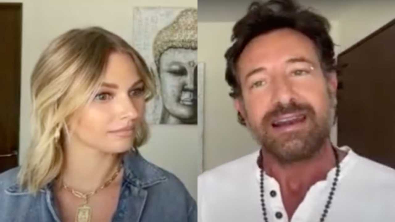 Irina Baeva le enseña ruso a Gabriel Soto