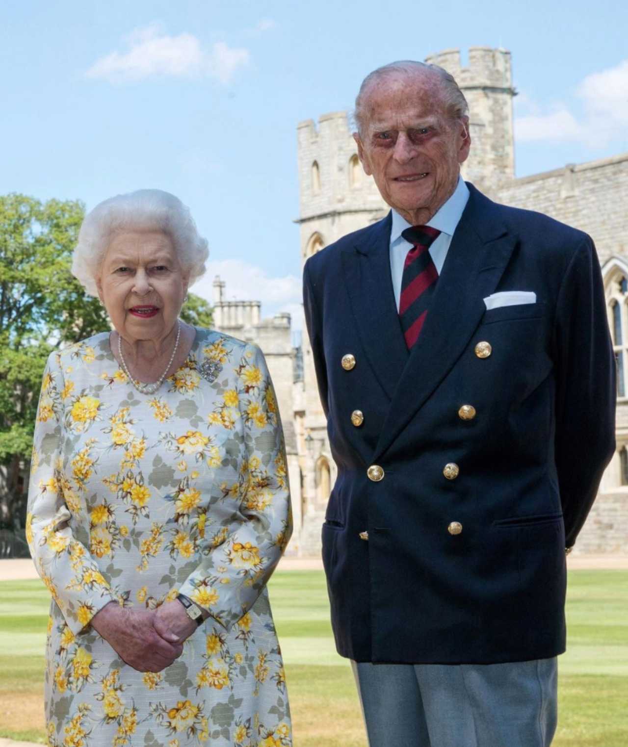 La reina Isabel con el príncipe Felipe