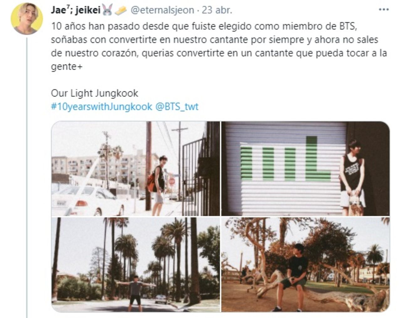 Jungkook antes entrar a BTS