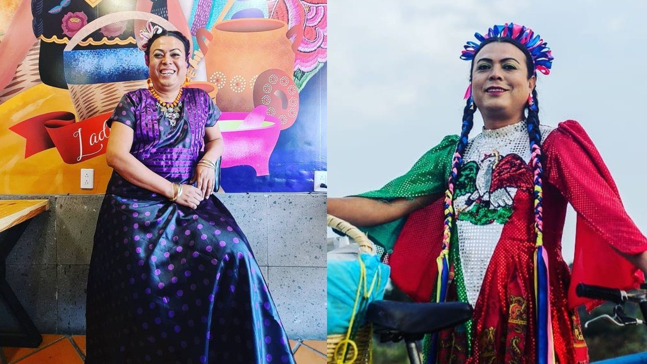 Lady Tacos de canasta vestuarios