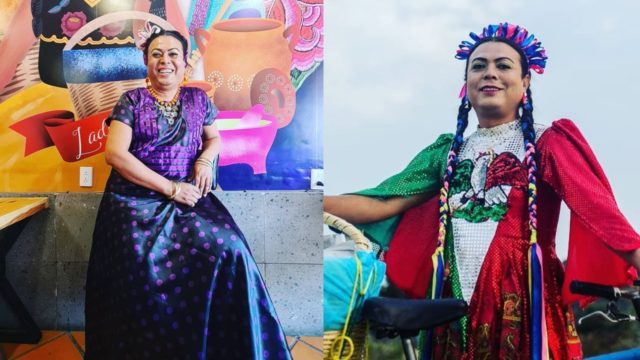 Lady Tacos de canasta vestuarios