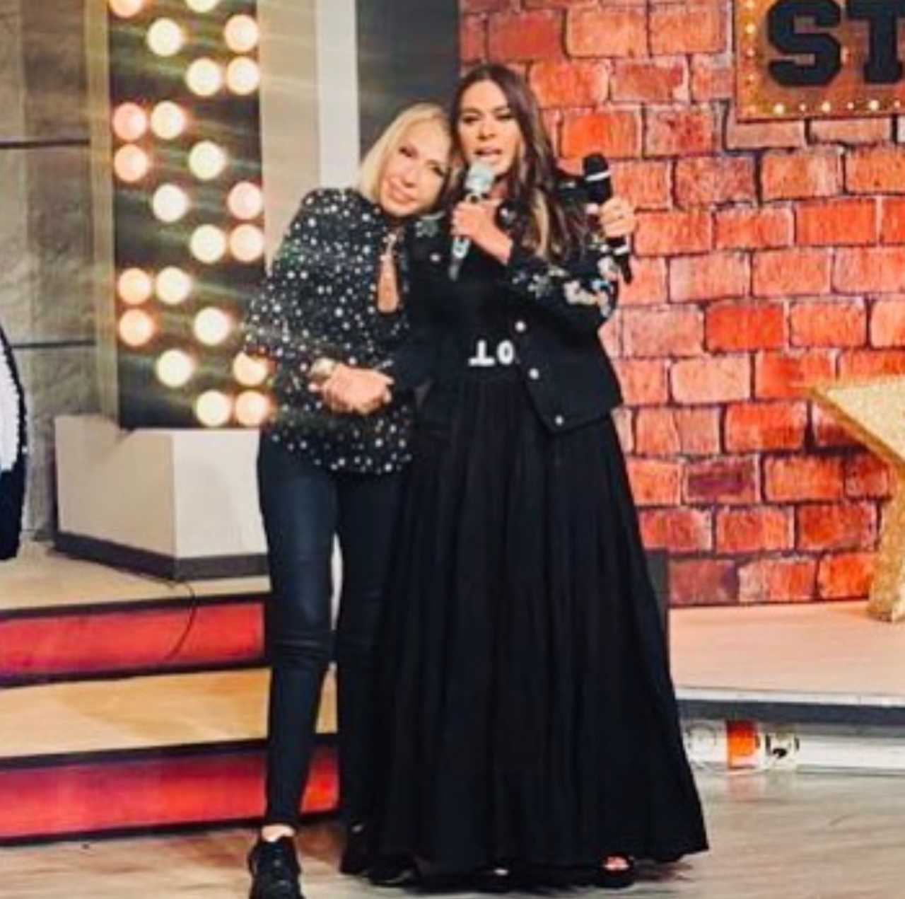 Laura Bozzo con Galilea Montijo