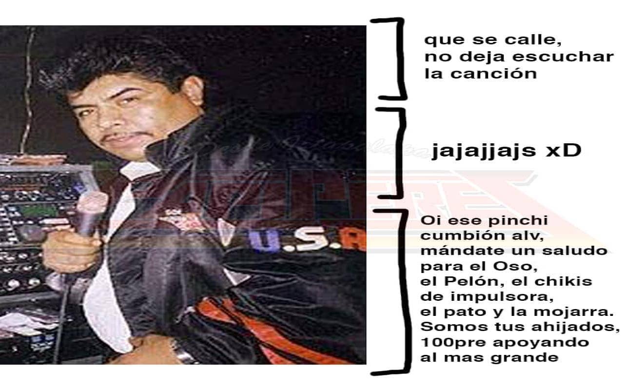 Meme de corchetes con el sonidero
