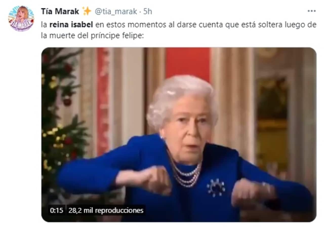 meme reina isabel bailando soltera