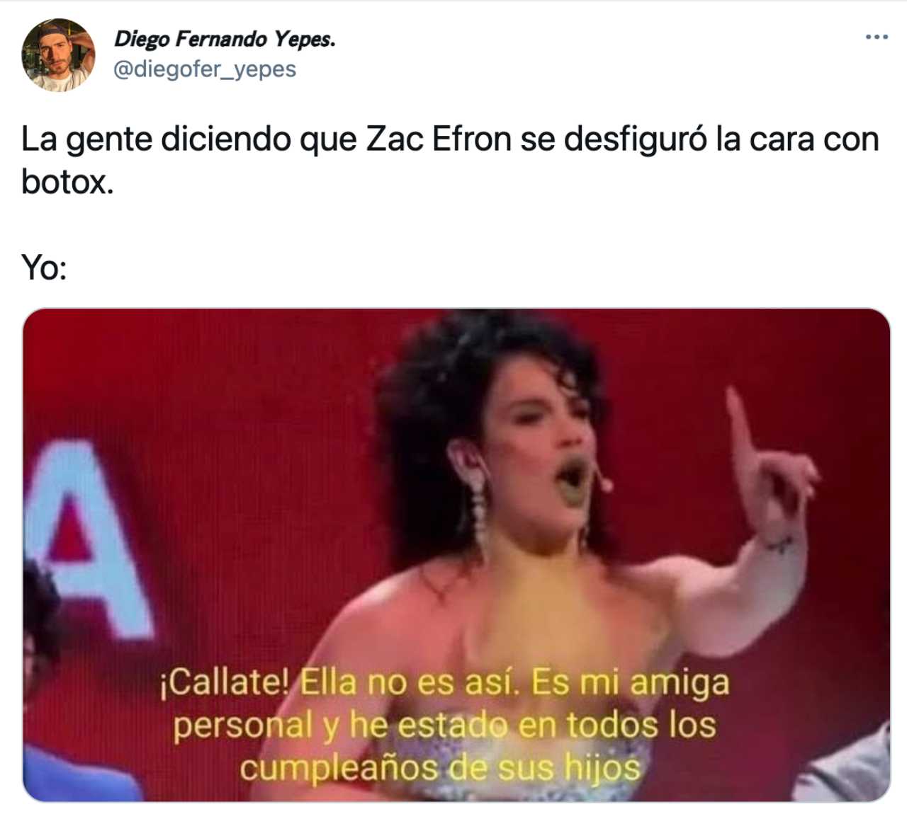 Meme de Zac Efron con Niurka