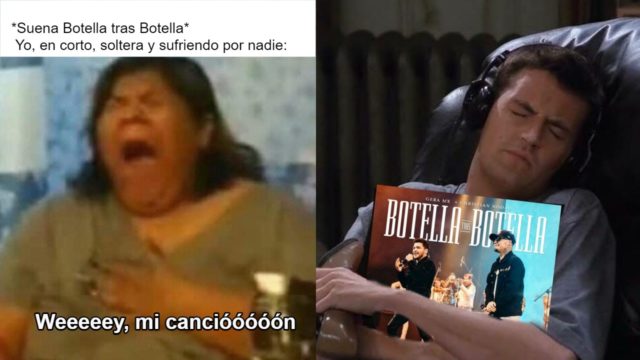Los mejores memes para llorar con "Botella tras Botella" de Nodal y Gera MX